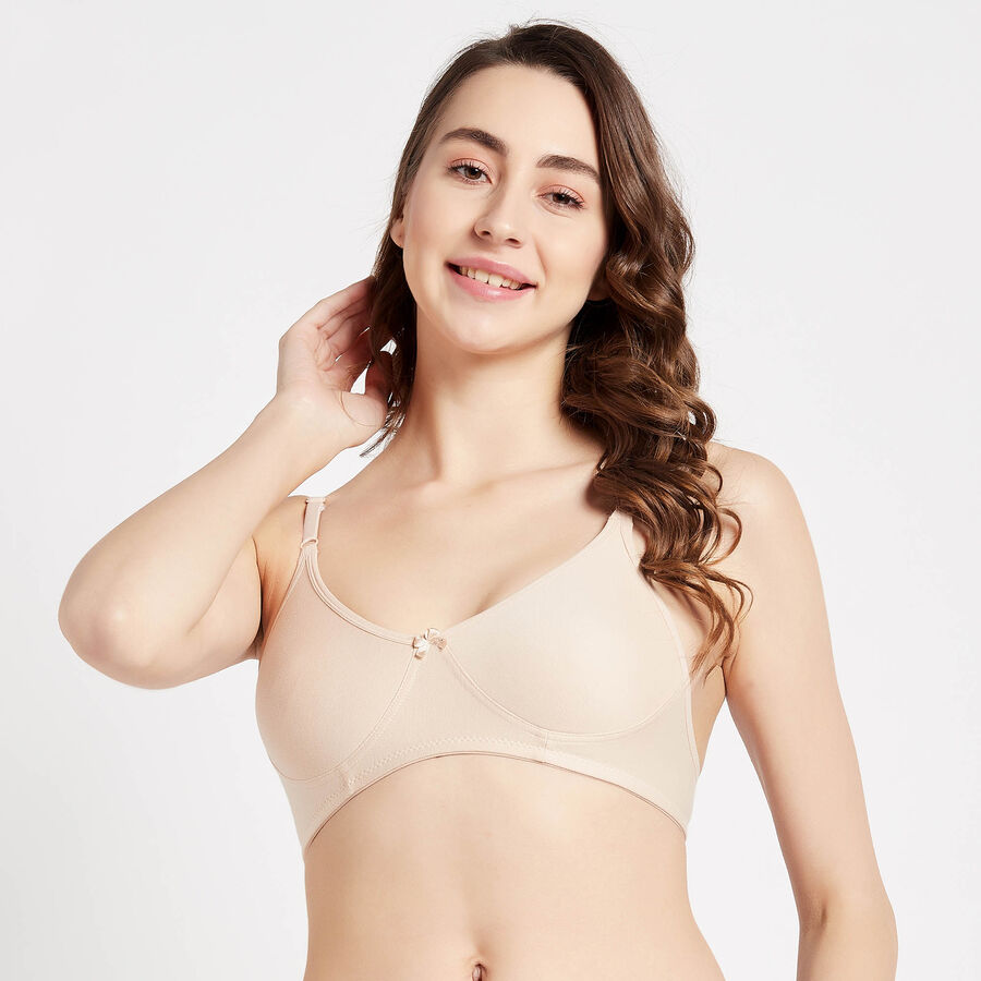 Solid Bra, Beige, large image number null