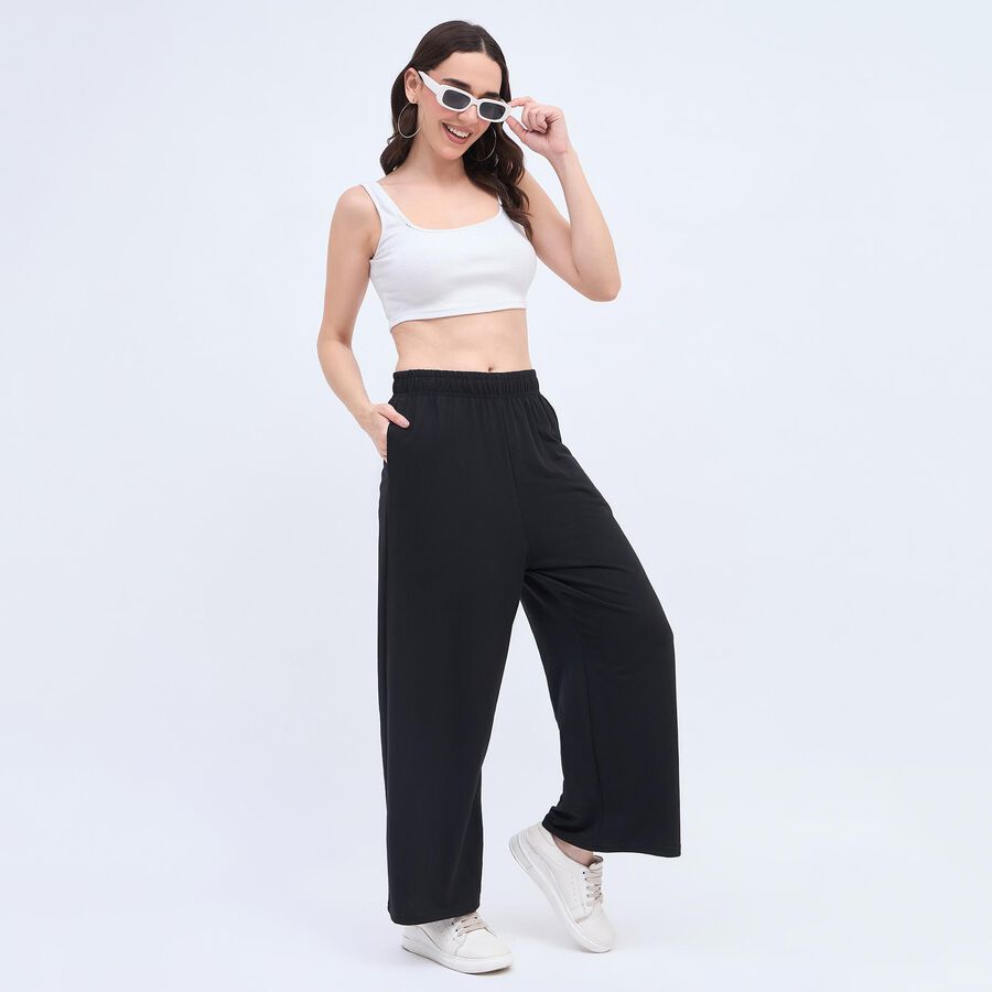 Ladies' Track Pants&nbsp;&nbsp;, काला, large image number null