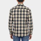 Men's Green Cotton Spread Collar Casual Shirt, गहरा हरा, small