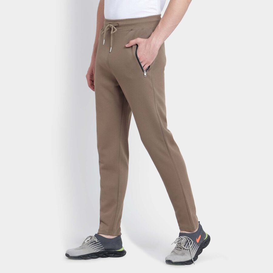 Solid Track Pants, Brown, large image number null