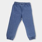 Boys' Stonewashed Blue Regular Fit Basic Jeans, Light Blue, small image number null