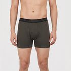 Men Olive Green Regular Fit Solid Trunks, ओलिव, small
