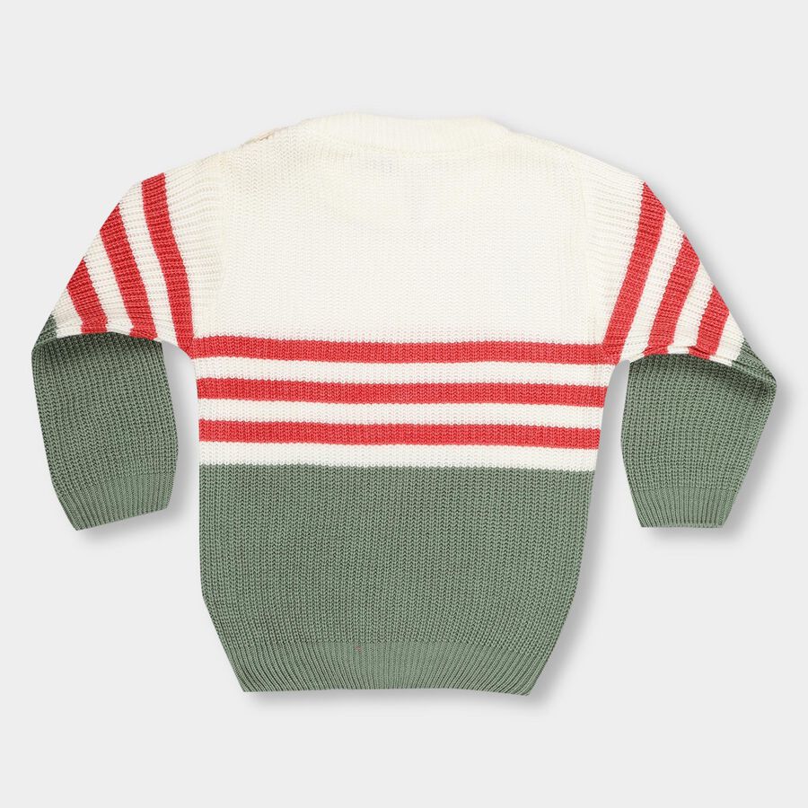 Infants'Pullover, Dark Green, large image number null