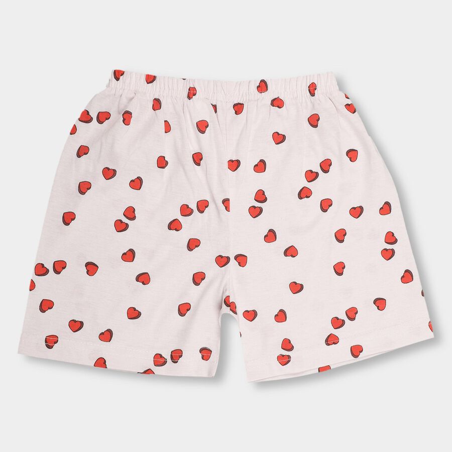 Girls' Pull Ups Shorts , सफ़ेद, large image number null