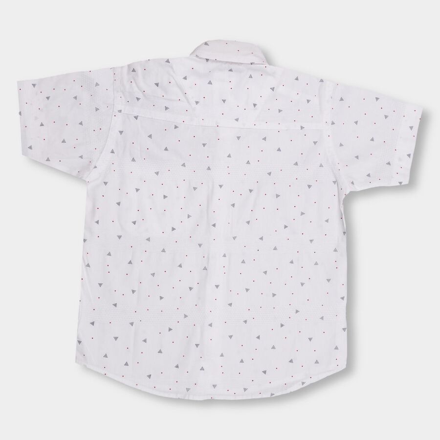 Boys' 100% Cotton Casual Shirt , White, large image number null