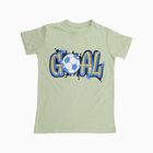 Boys' Half Sleeves T-Shirt, हल्का हरा, small image number null