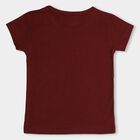 Girls' T-Shirt, वाइन, small image number null