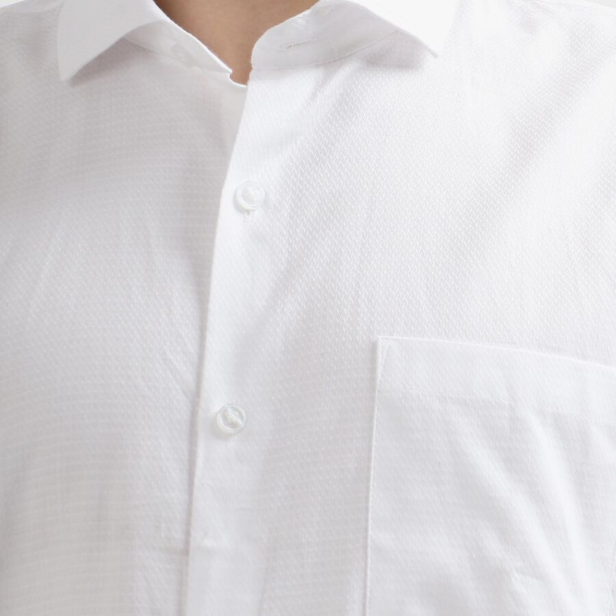 Men's Formal Shirt, White, large image number null