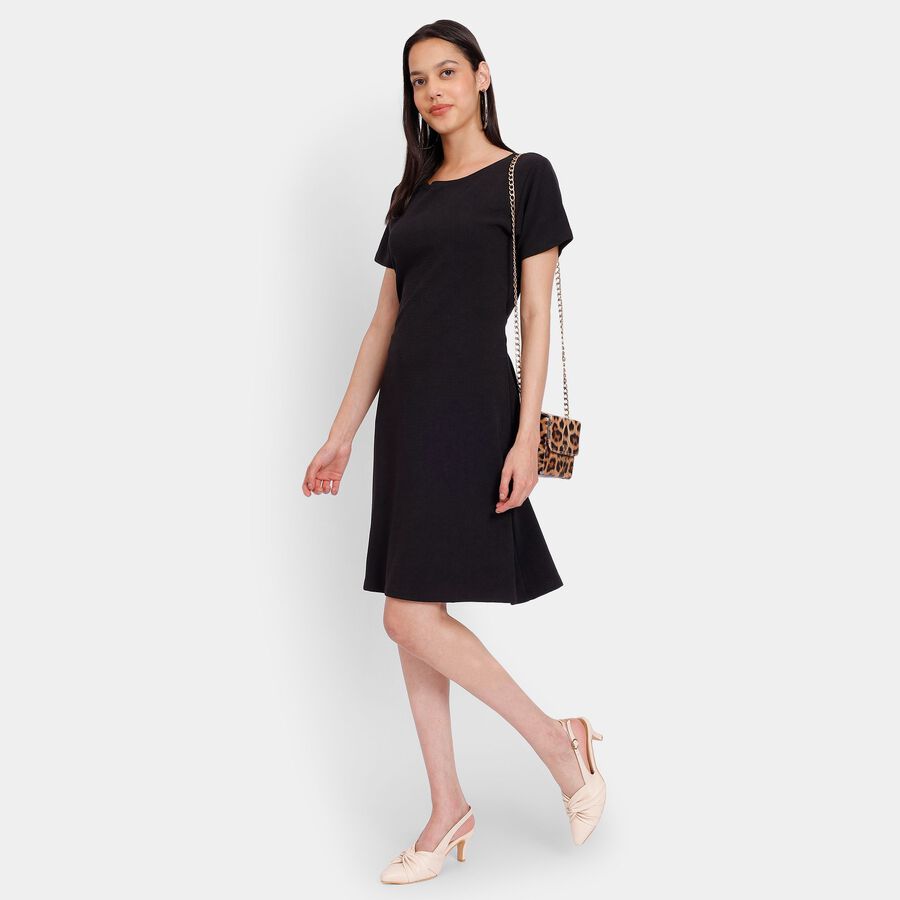 Ladies' Dress, काला, large image number null