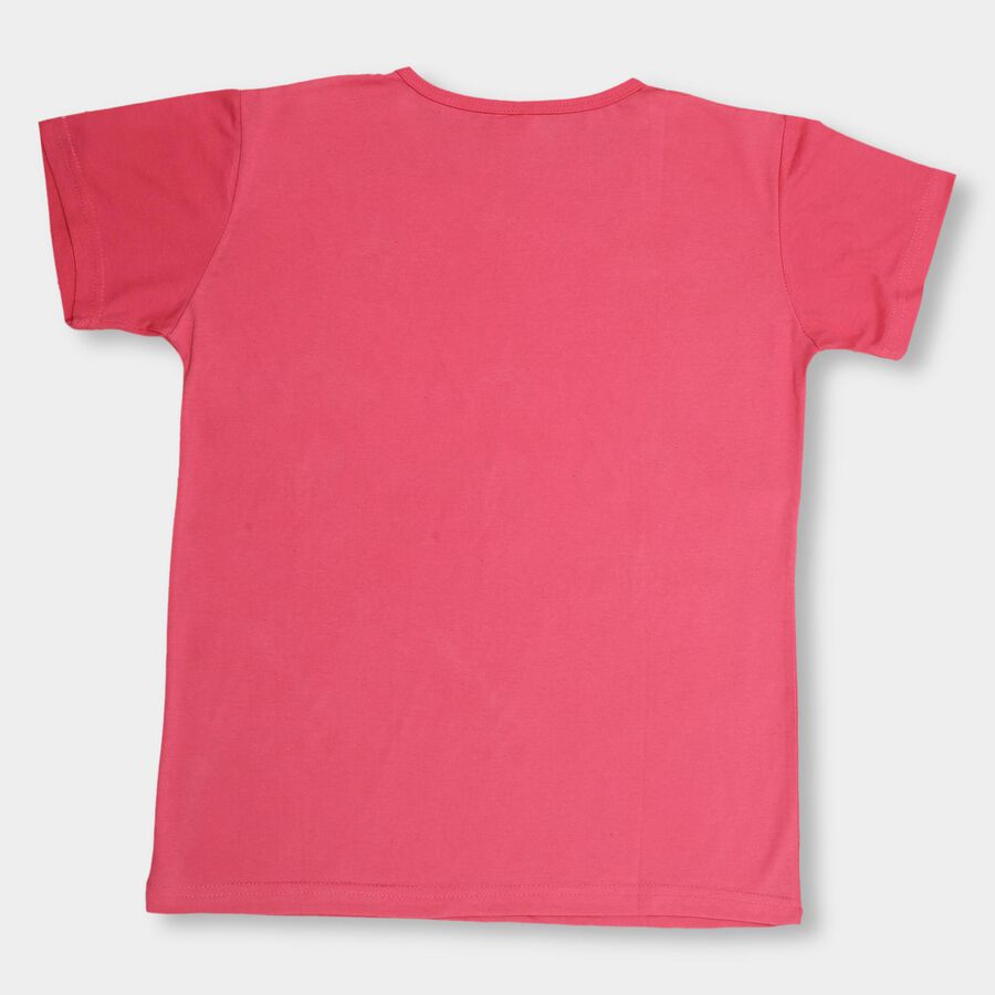 Girls' T-Shirt, Pink, large