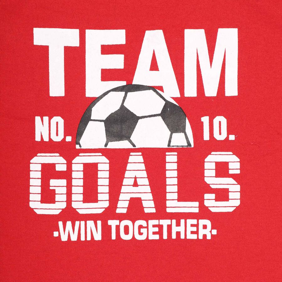 Boys T-Shirt, Red, large image number null