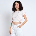 Ladies'  Crop  Top, Off White, small image number null