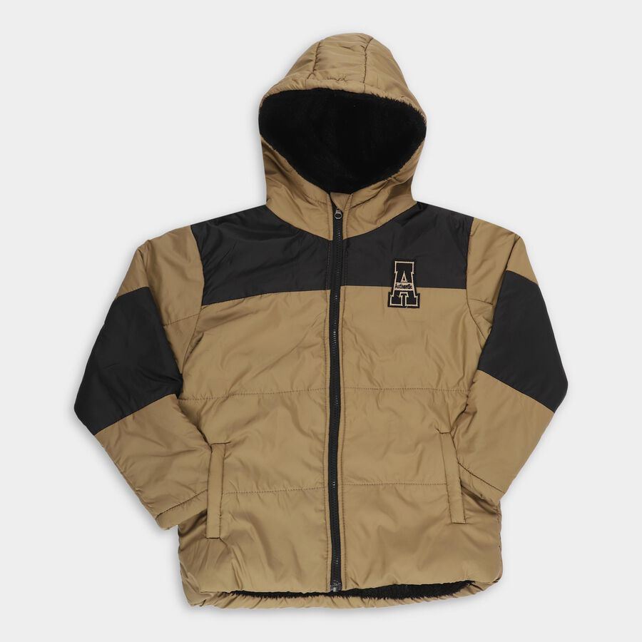 Boys' Jacket, गहरा पीला, large image number null