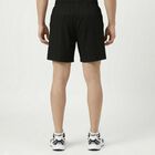 Men's Black Regular Fit Solid Shorts, Black, small