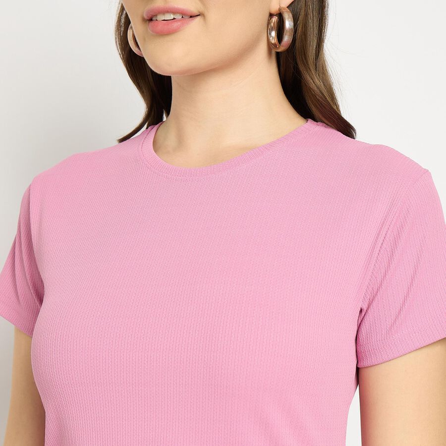 Ladies'  Crop  Top, Pink, large image number null