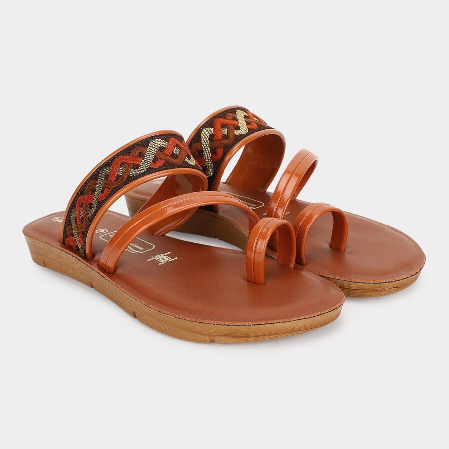 Ladies' Sandal, Tan, large
