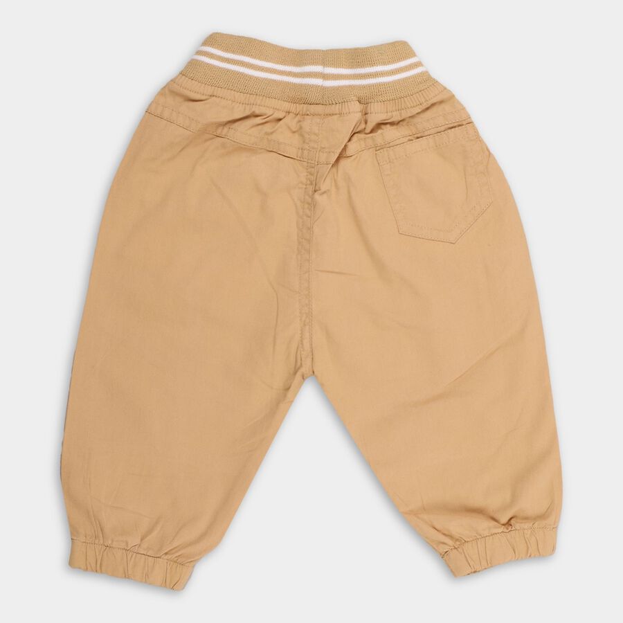 Infants 100% Cotton Cotton Trousers , Khaki, large image number null