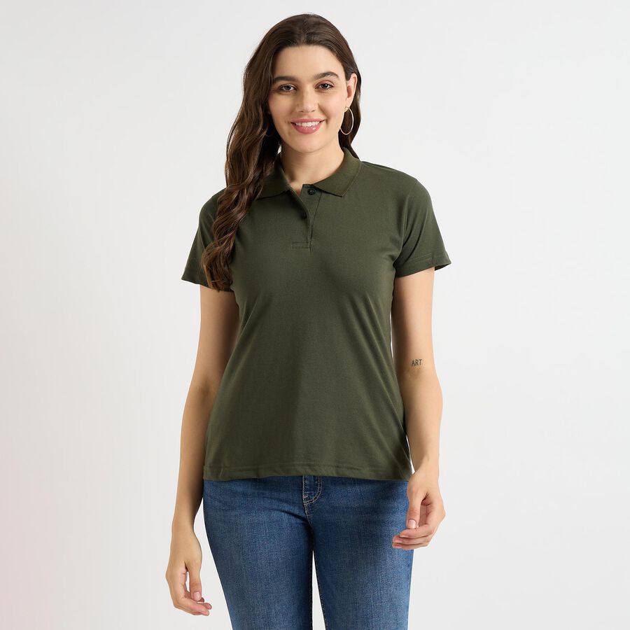 Ladies' Polo Shirt, ओलिव, large image number null