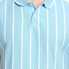 Men's Collared Half Sleeves T-Shirt , Light Blue, small image number null