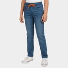 Boys' Light Blue Regular Fit Classic Jeans, हल्का नीला, small