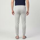 Men's Grey Long Johns Thermal, मिश्रित हल्का ग्रे, small