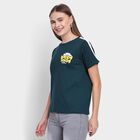 Ladies' Round Neck T-Shirt , Dark Green, small image number null