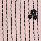 Girls Light Pink Round Neck Casual T-Shirt, Light Pink, small