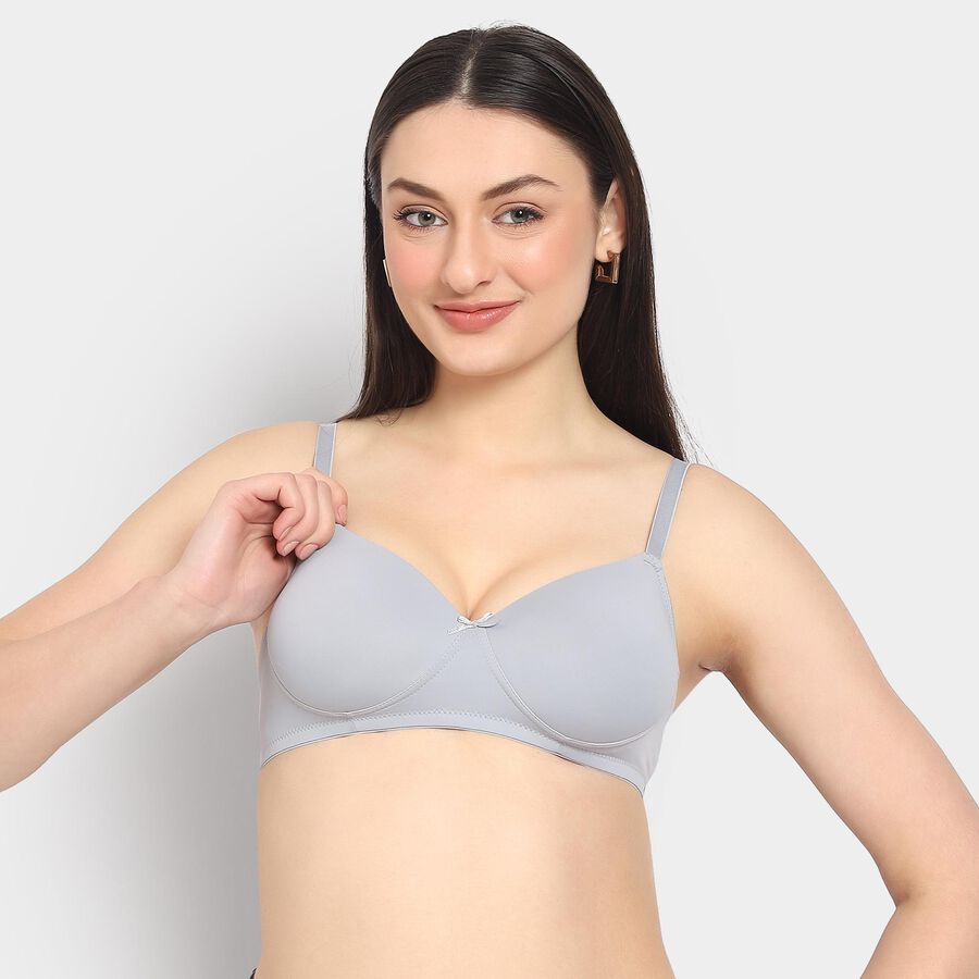 Ladies' Bra, Dark Grey, large image number null