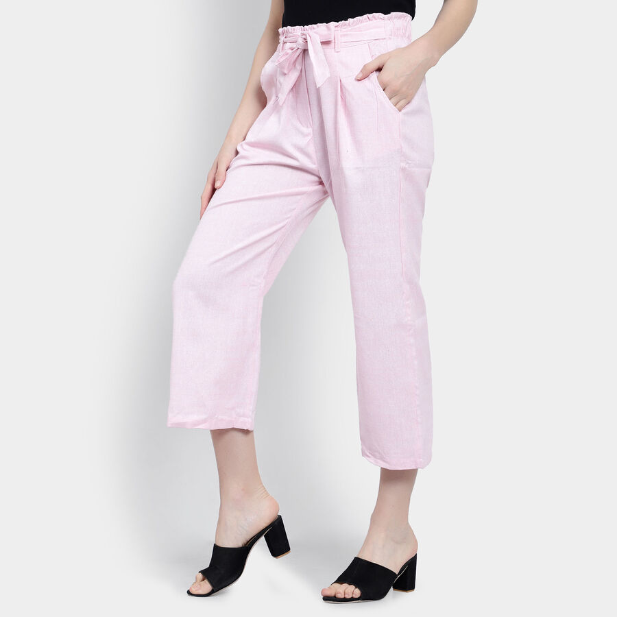 Stripes Trousers, गुलाबी, large image number null