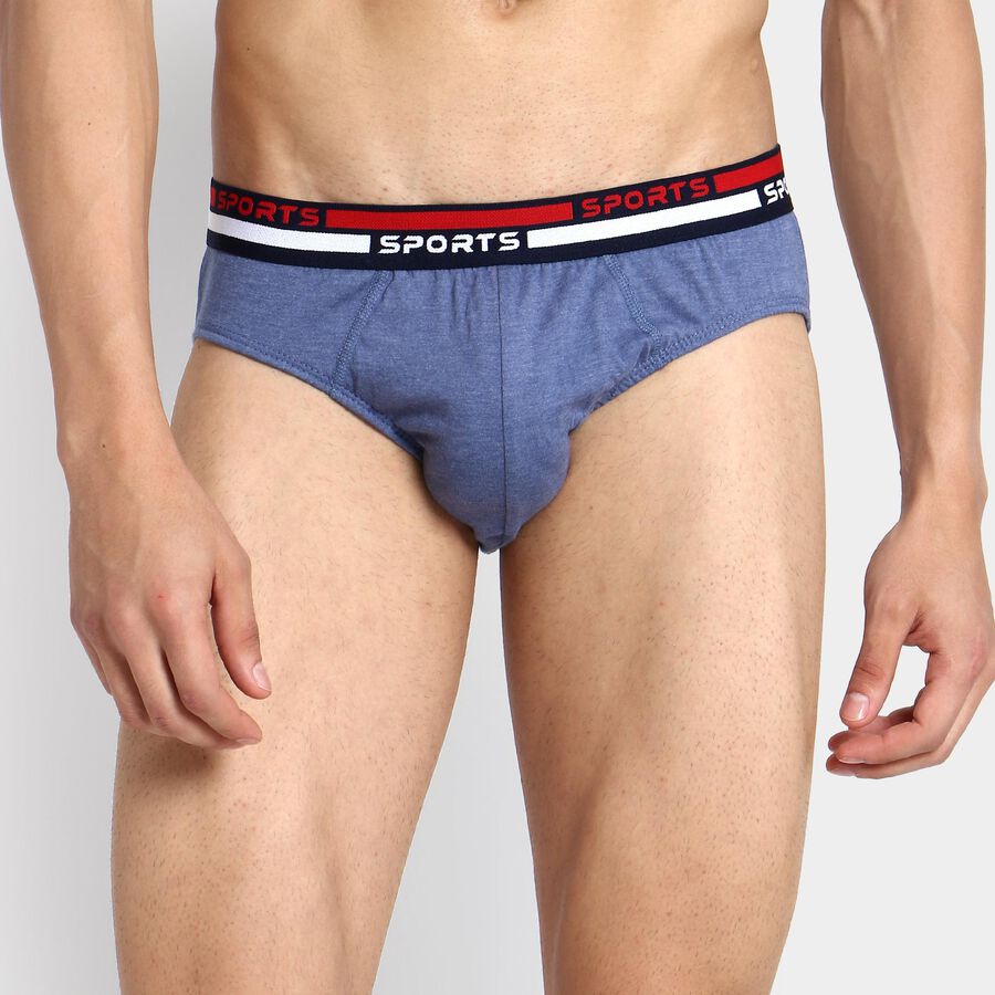 Men's Briefs, गहरा नीला, large image number null