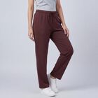 Women's Brown Regular Fit Track Pants, Brown, small
