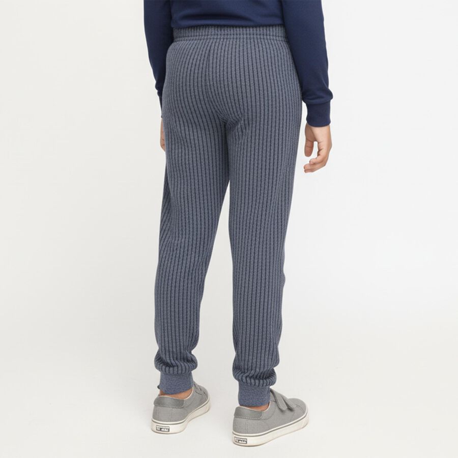Boys' Thermal Lower, Melange Blue, large image number null
