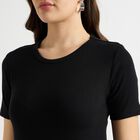 Ladies' Round Neck T-Shirt, Black, small image number null