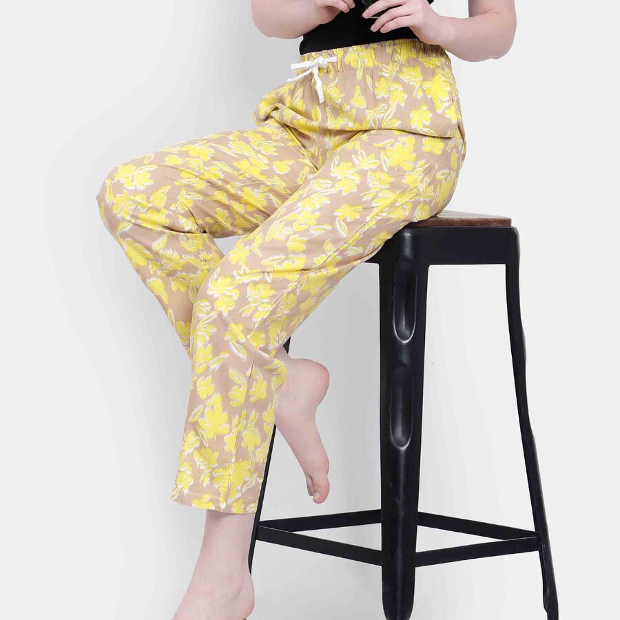 Printed Pyjama, Yellow, large image number null