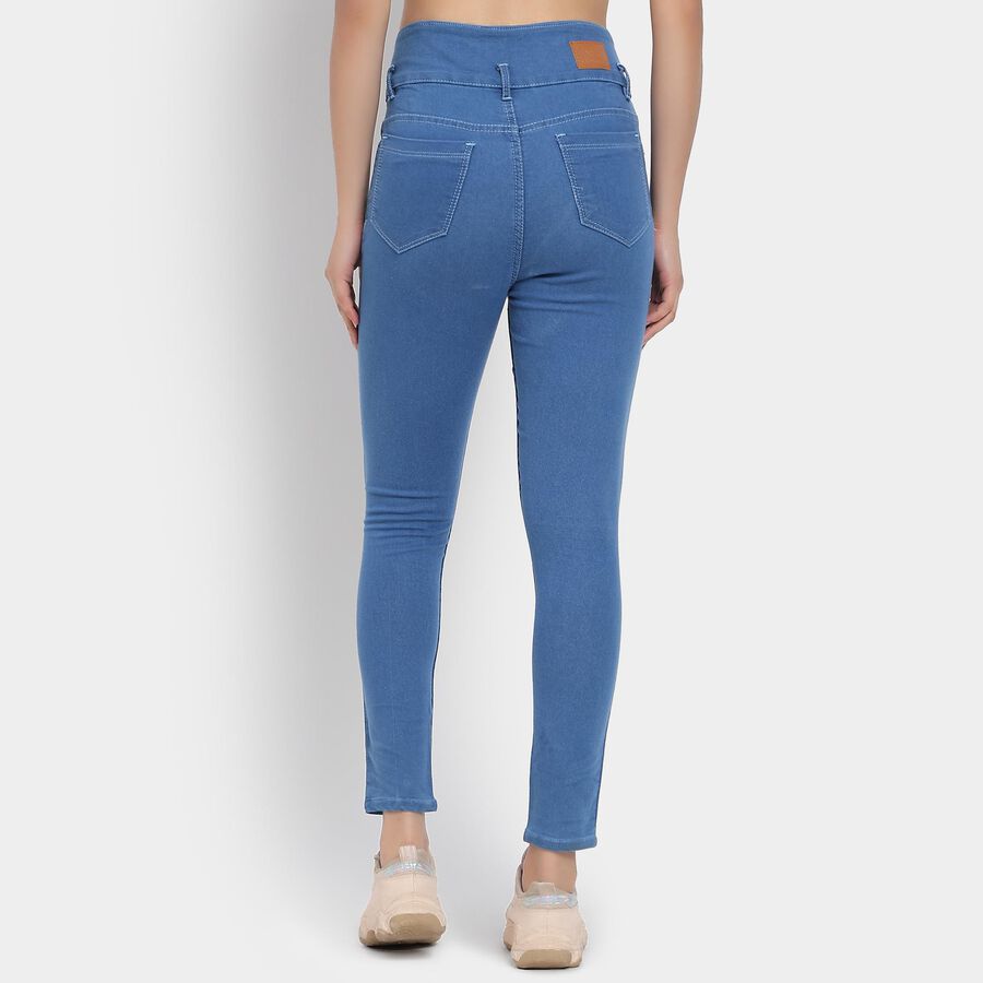 Ladies' Jeans, मध्यम नीला, large image number null