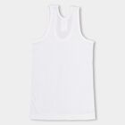 Boys' 100% Cotton Basic Vest , Light Blue, small image number null