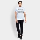 Men's Round Neck Half Sleeves T-Shirt, Sky Blue, small image number null