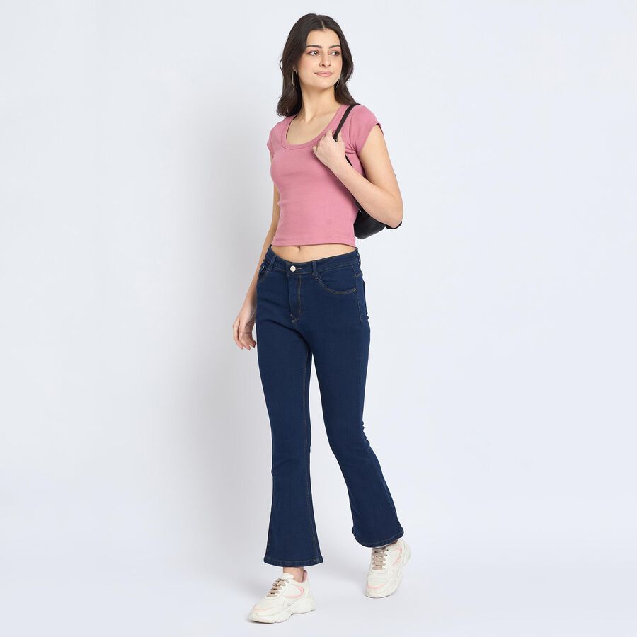 Ladies'  Crop  Top, Pink, large image number null