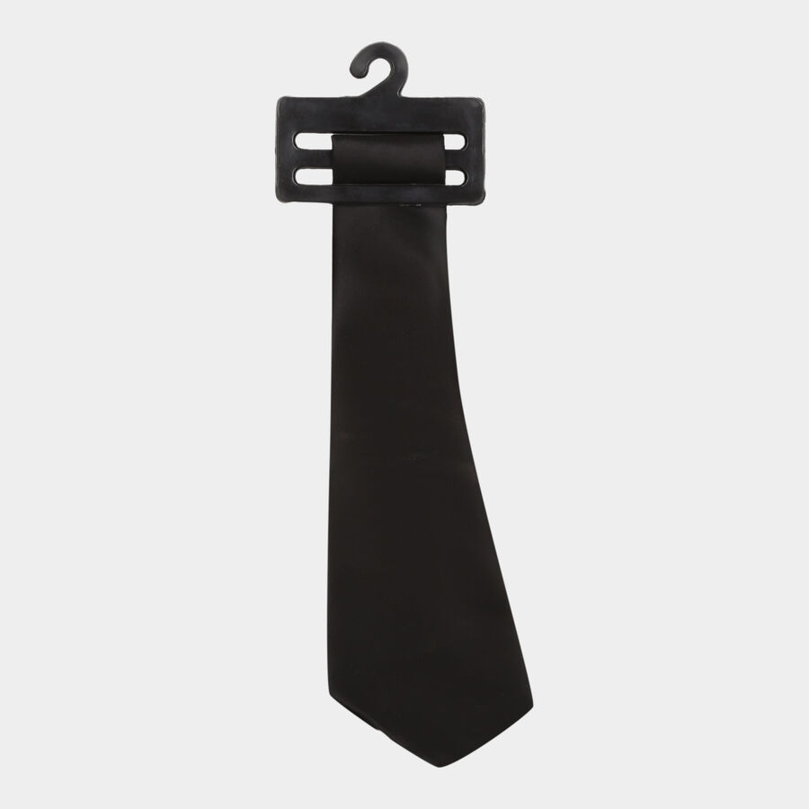 Solid Tie, Black, large image number null