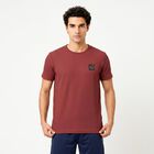 Men's Light Pink Round Neck Regular Drifit T-Shirt, हल्का गुलाबी, small
