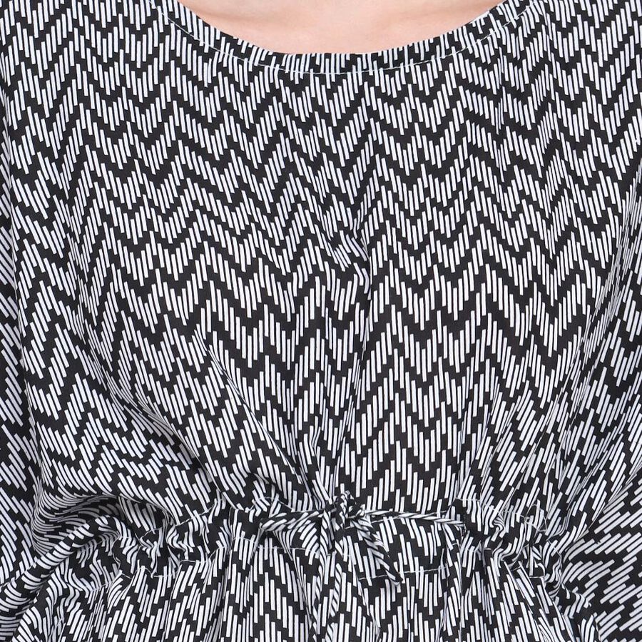Printed Nighty, White, large image number null
