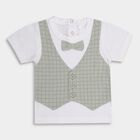 Infant Boys' 100% Cotton Baba Suit, Light Green, small image number null