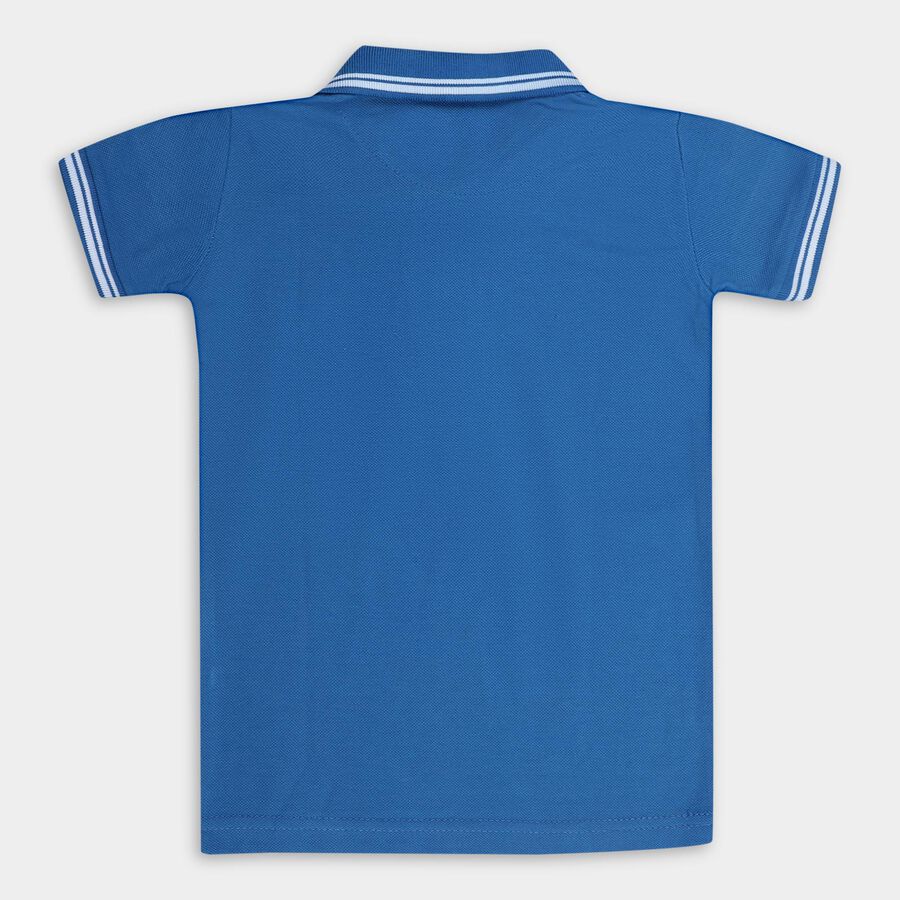 Boys' Half Sleeves T-Shirt , Royal Blue, large image number null