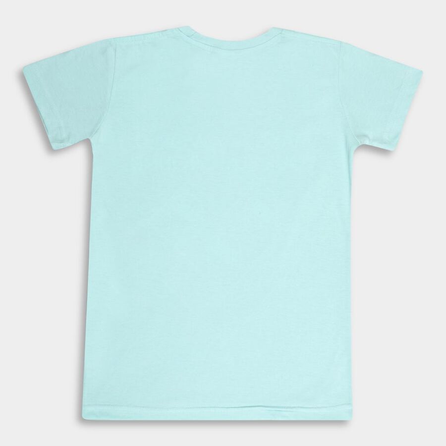 Boys' T-Shirt, Aqua, large image number null