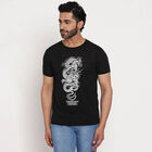 Round Neck T-Shirt, Black, small image number null