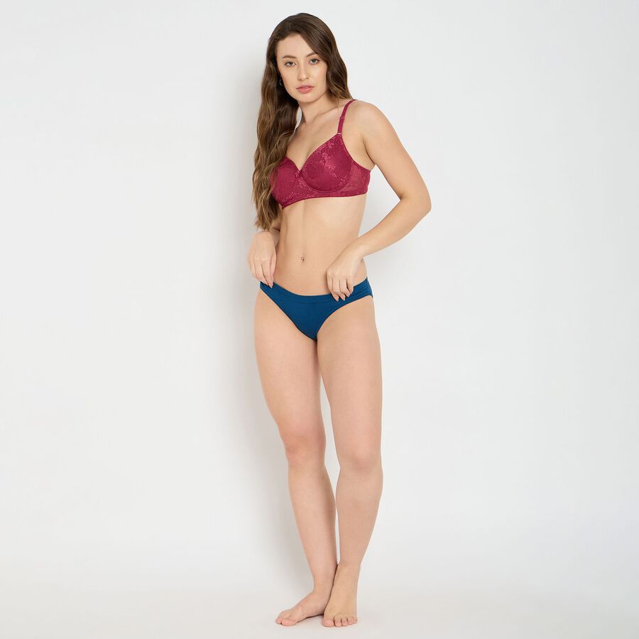 Ladies' Bra , Maroon, large image number null