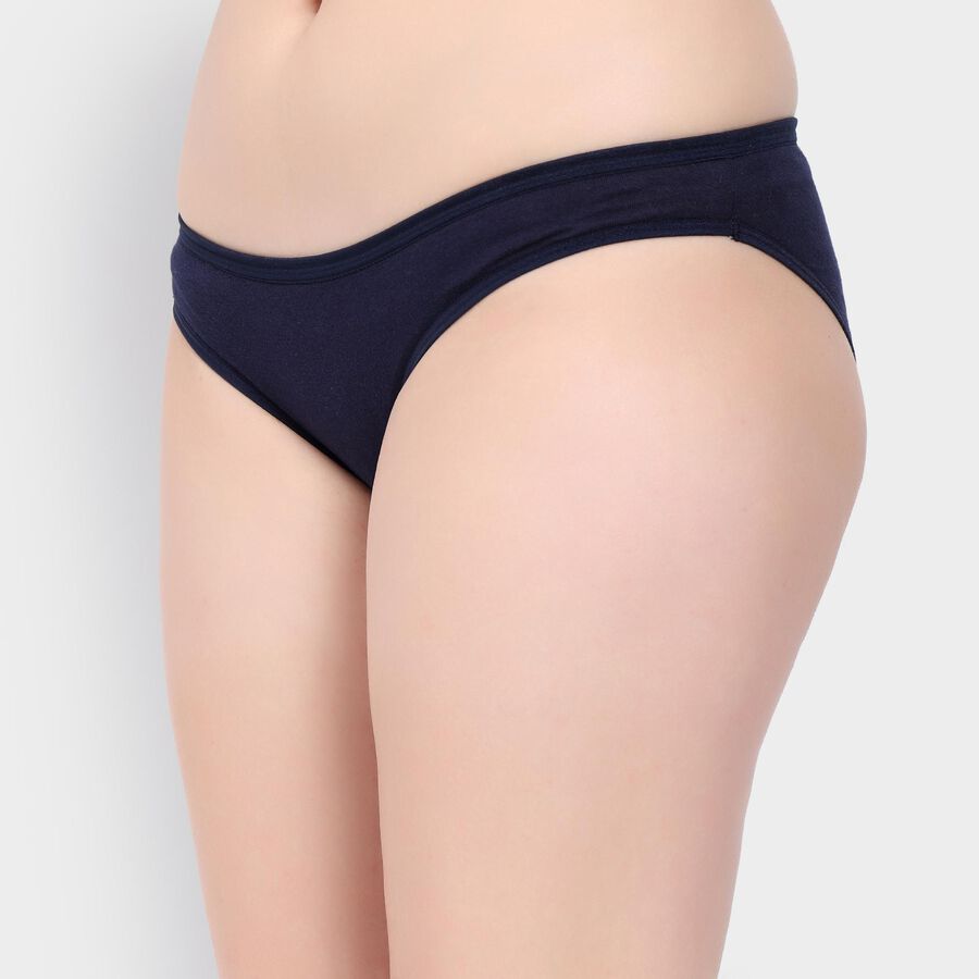 Ladies' 100% Cotton Panty , नेवी ब्लू, large image number null