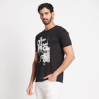 Round Neck T-Shirt, Black, small image number null