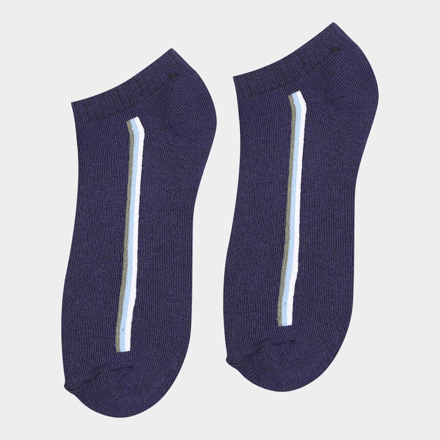 Stripes Socks, Navy Blue, large image number null
