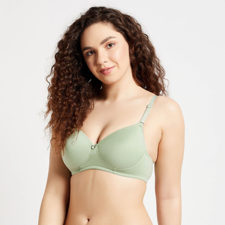 Solid Bra, Olive, large image number null
